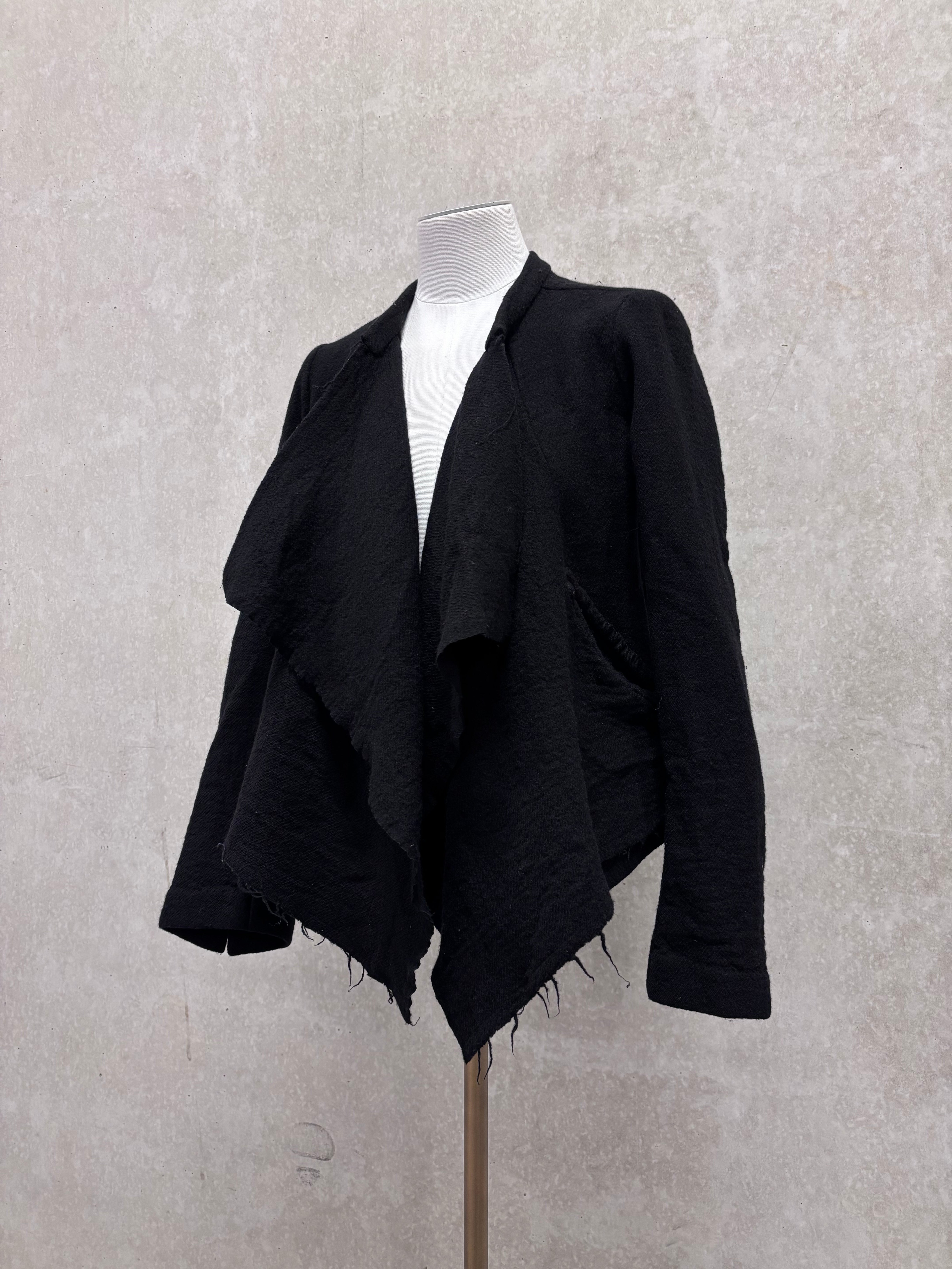 forme d’expression linen cardigan FORME d'expression Diverted Rib Cardigan （Grey） - Osaka