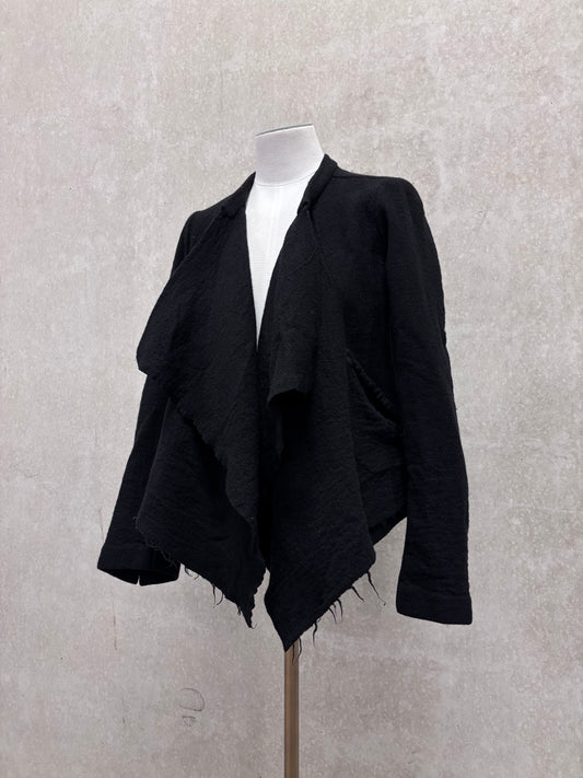 Forme D’expression boiled wool cardigan/jacket