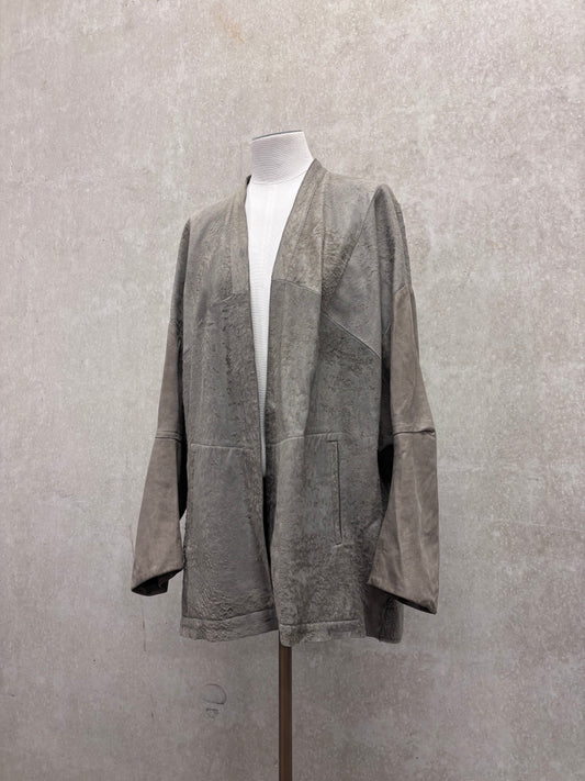 Ann Demeulemeester raw hide leather jacket 00’s/10’s