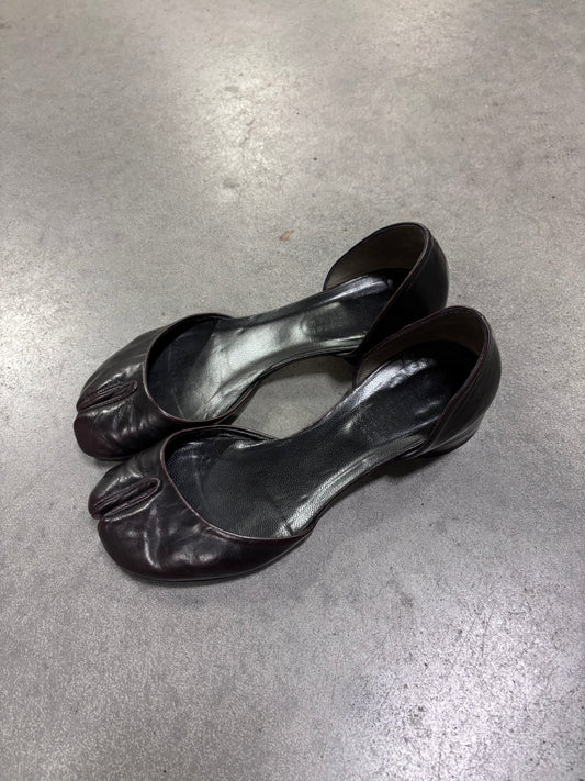 Maison Martin Margiela 1999 black oxblood tabis