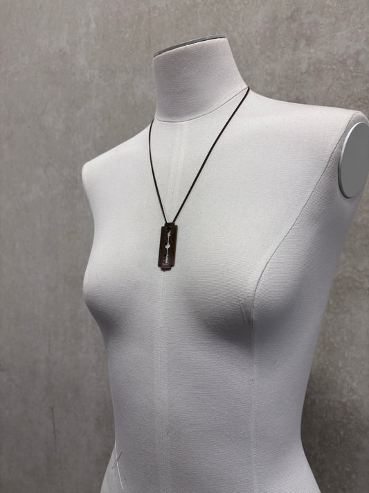 Maison Martin Margiela F/W 2007 razor blade necklace