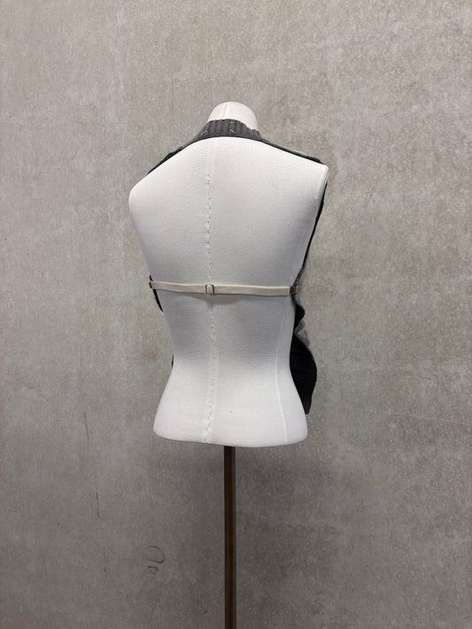 Maison Martin Margiela 1998 white label backless top