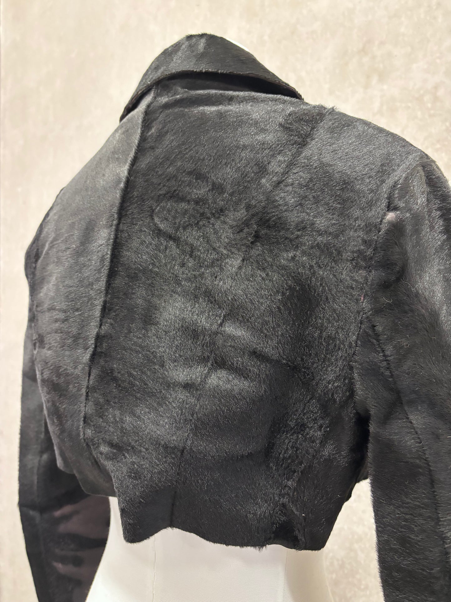 Cropped ponyhair jacket vintage