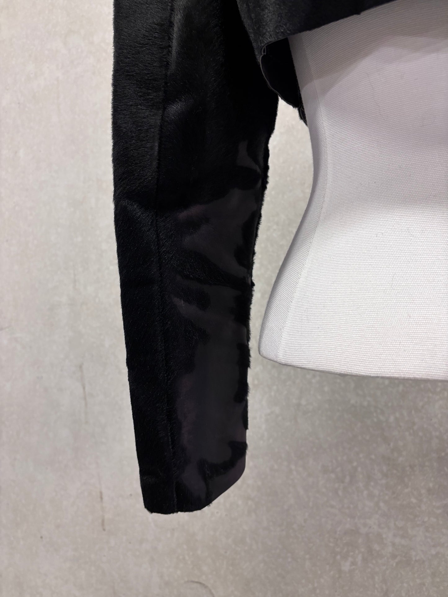 Cropped ponyhair jacket vintage