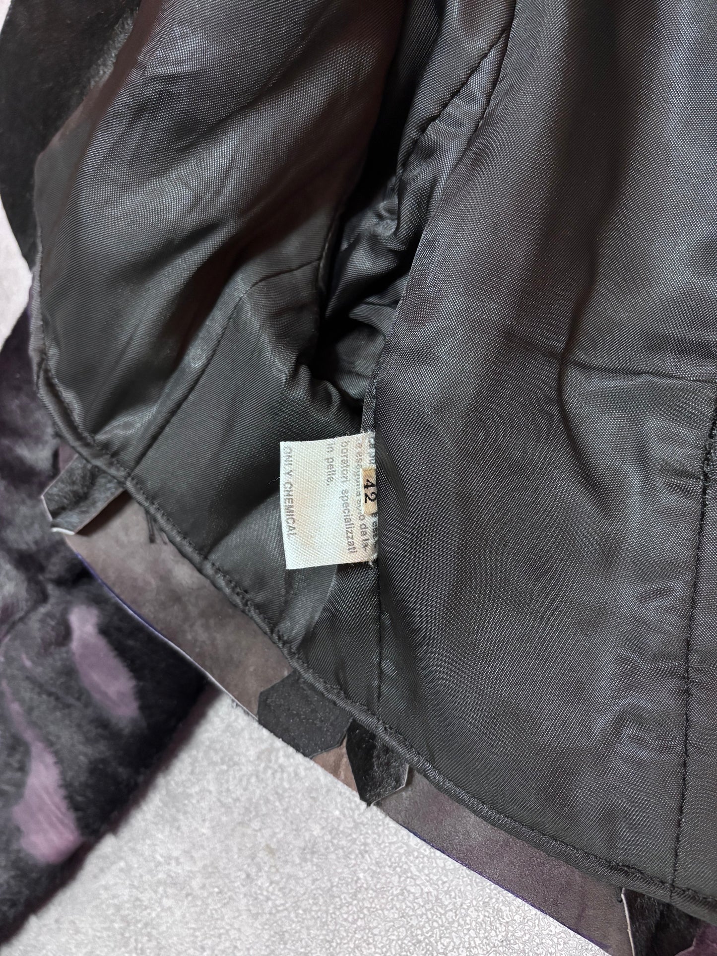 Cropped ponyhair jacket vintage