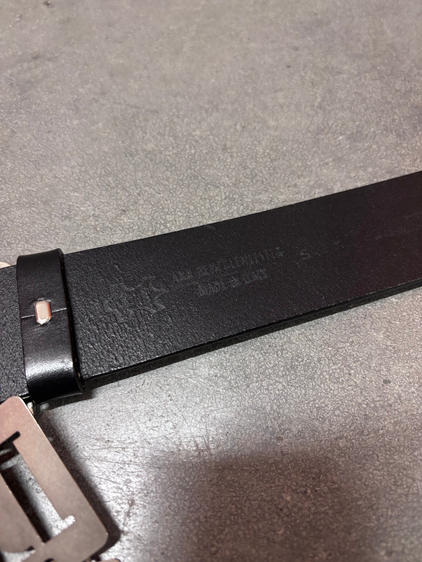 Ann Demeulemeester S/S 2003 'LIFE' dog tag belt