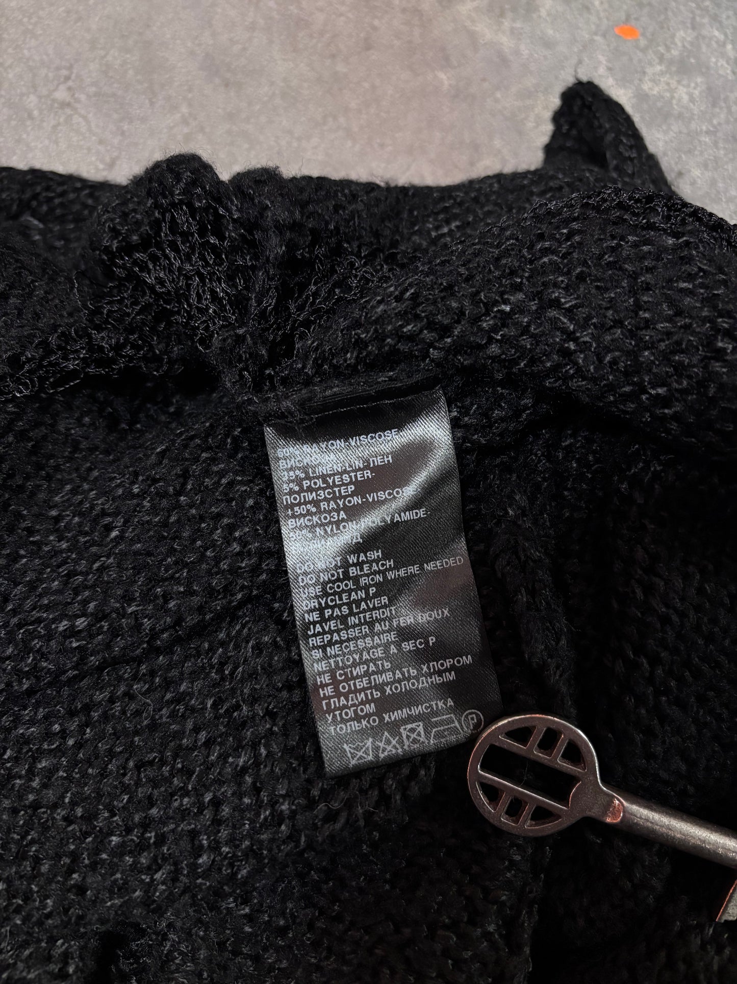 Ann Demeulemeester 2010's off-shoulder sweater