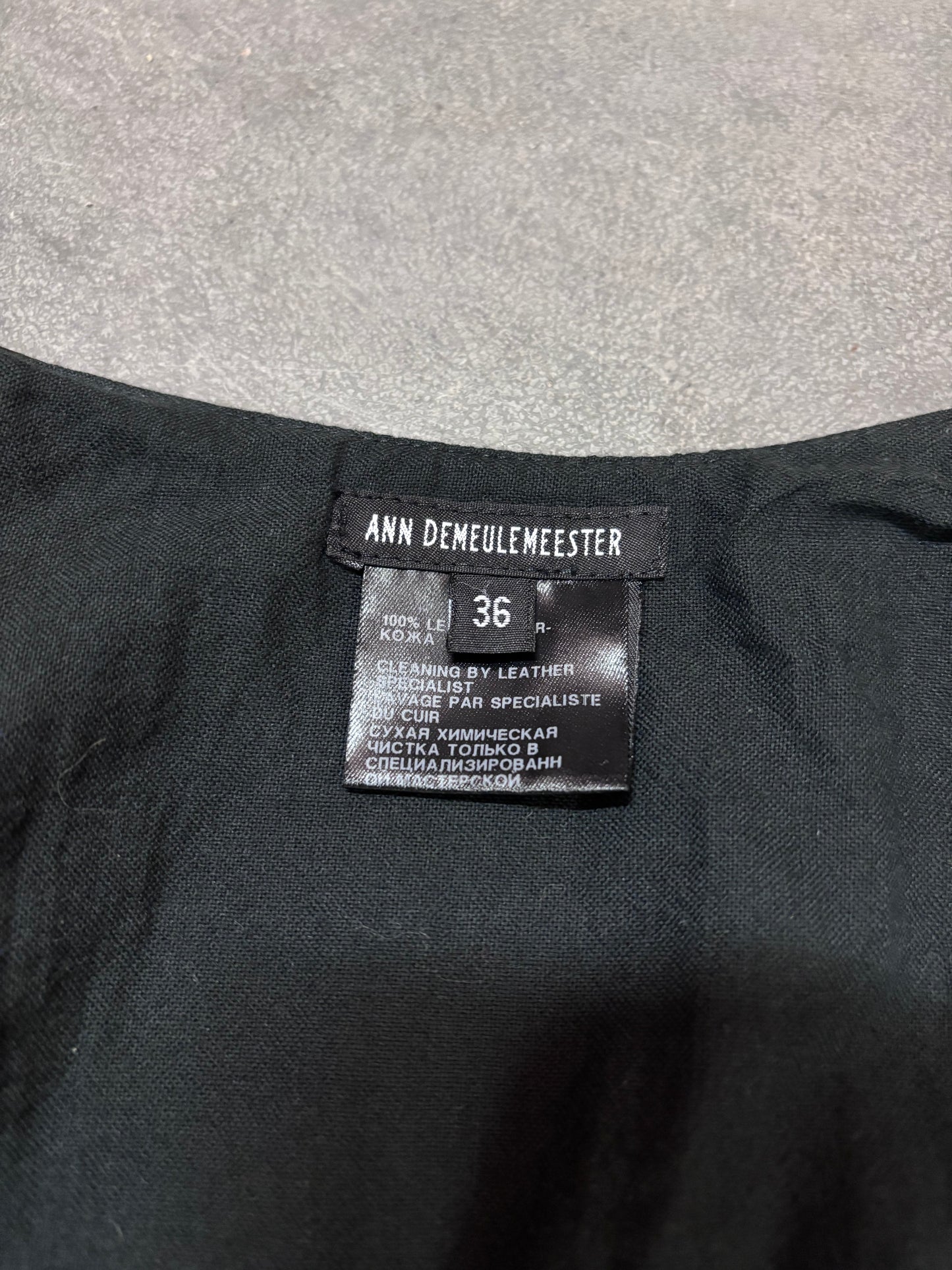Ann Demeulemeester S/S 2011 waistcoat