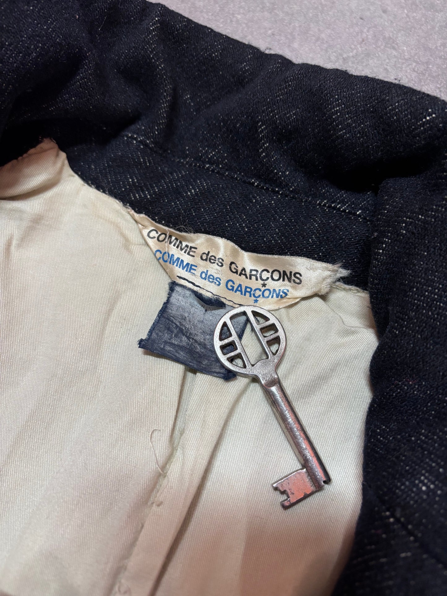 Comme des Garçons blazer with asymmetrical zip