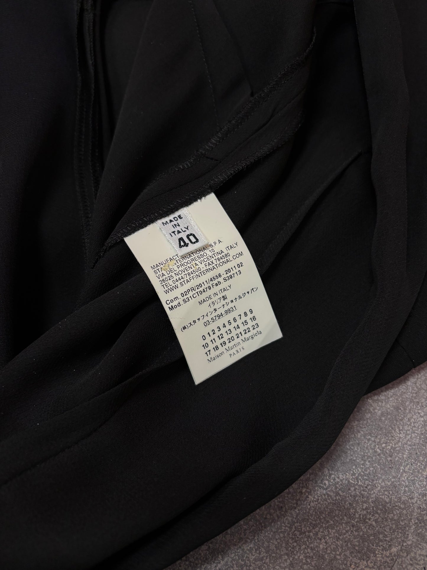 Maison Martin Margiela line 1 F/W 2011 dress/top