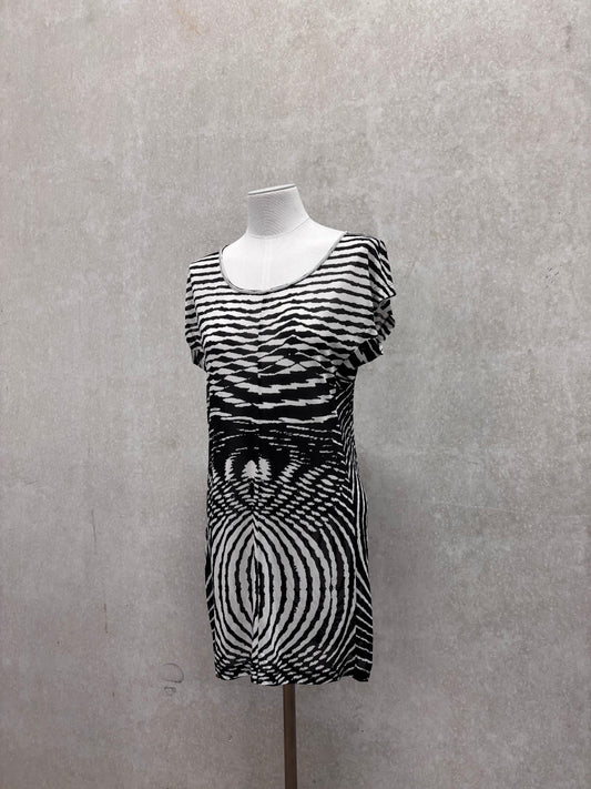 Maison Martin Margiela S/S 2008 white label abstract print top