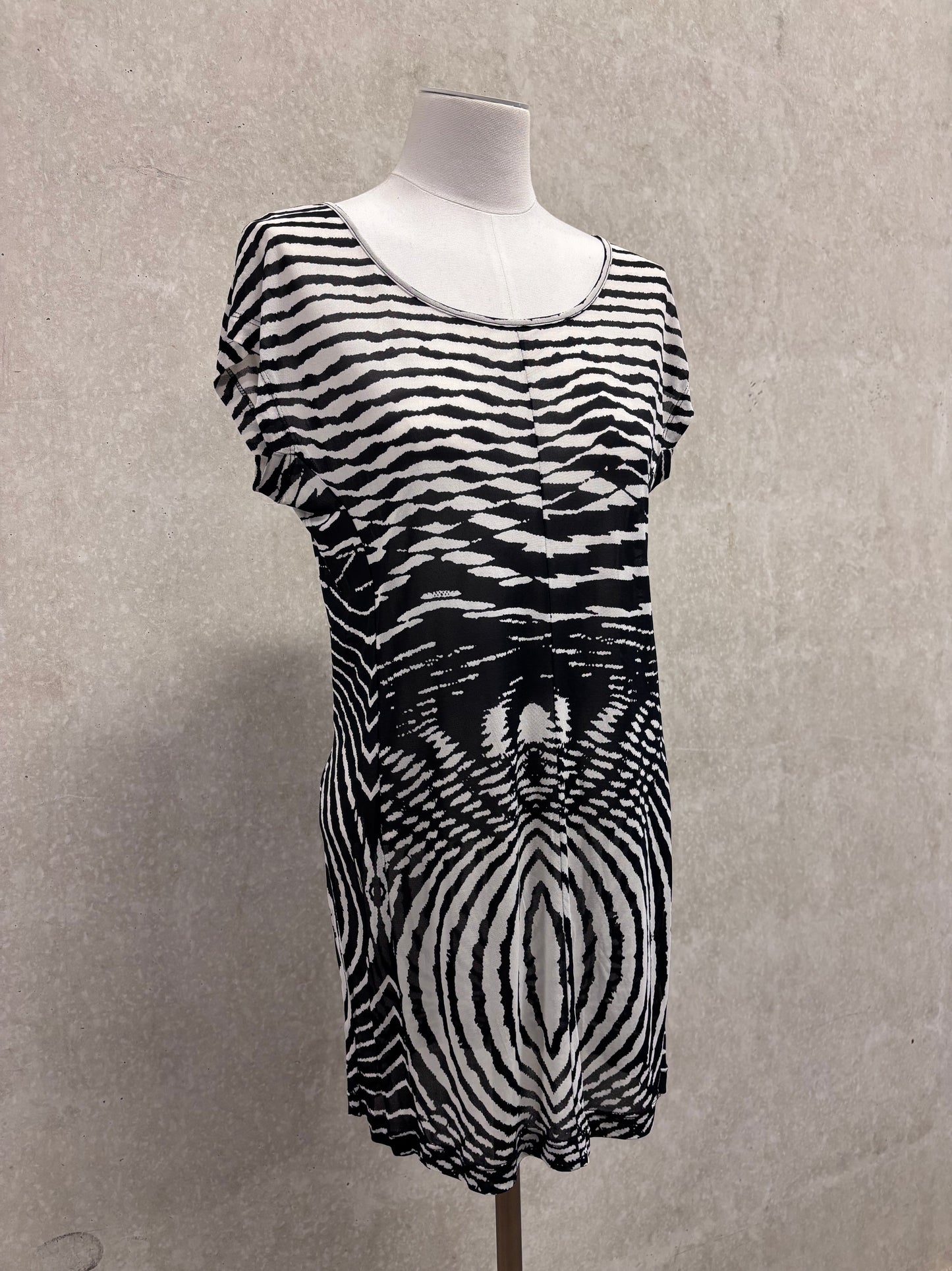 Maison Martin Margiela S/S 2008 white label abstract print top