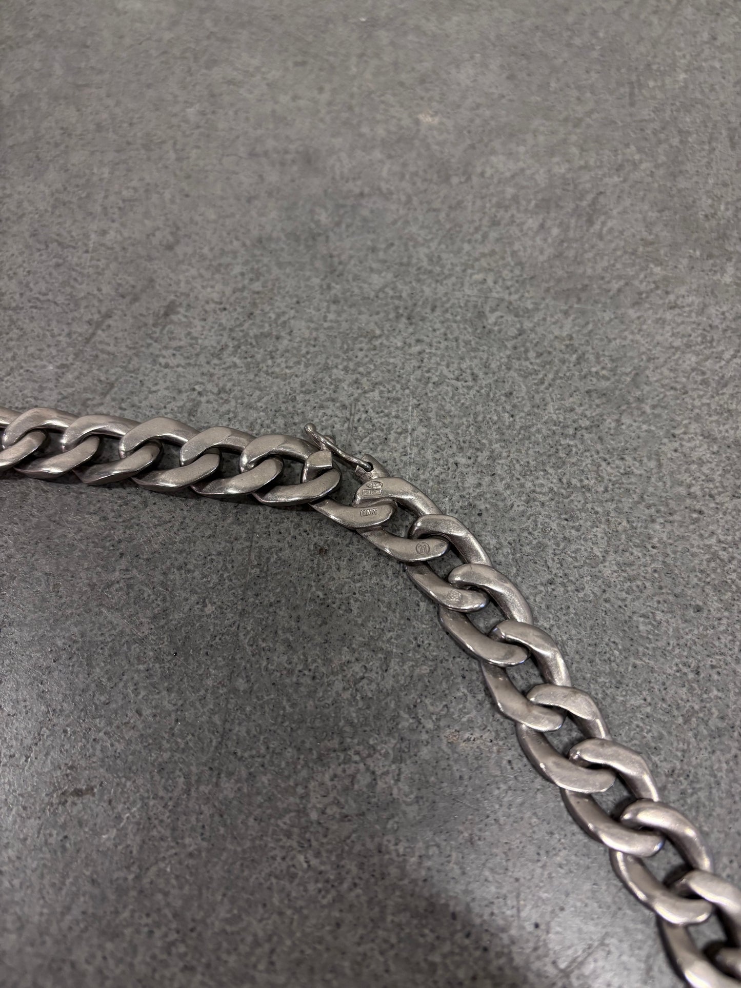 Maison Margiela line 11 925 sterling silver chain necklace