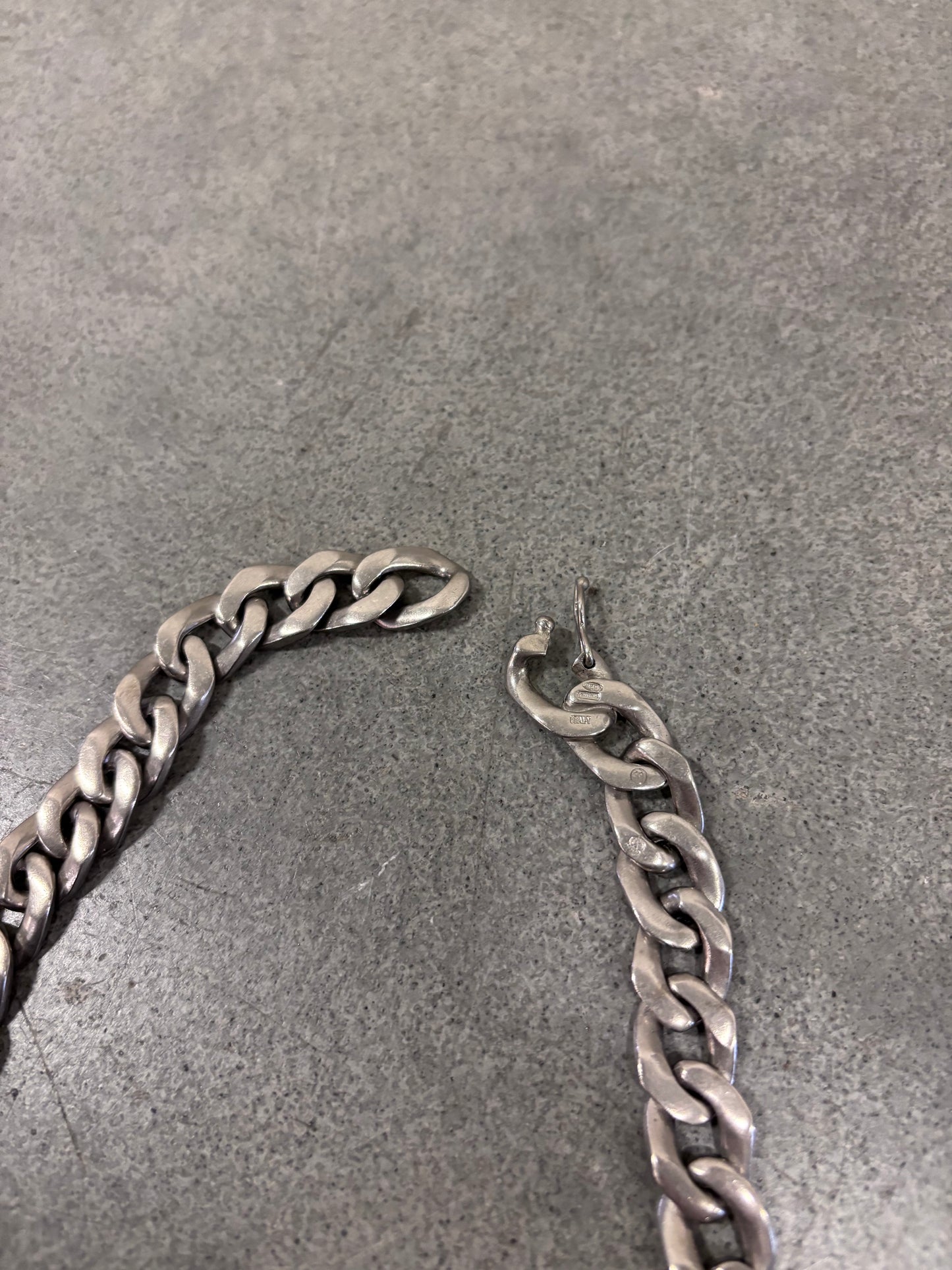Maison Margiela line 11 925 sterling silver chain necklace