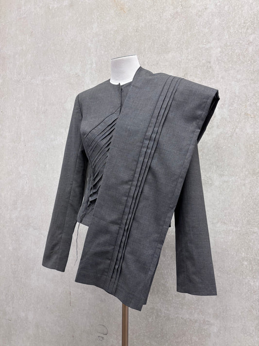 Jurgi Persoons 90's/00's raw edge apliqué suit