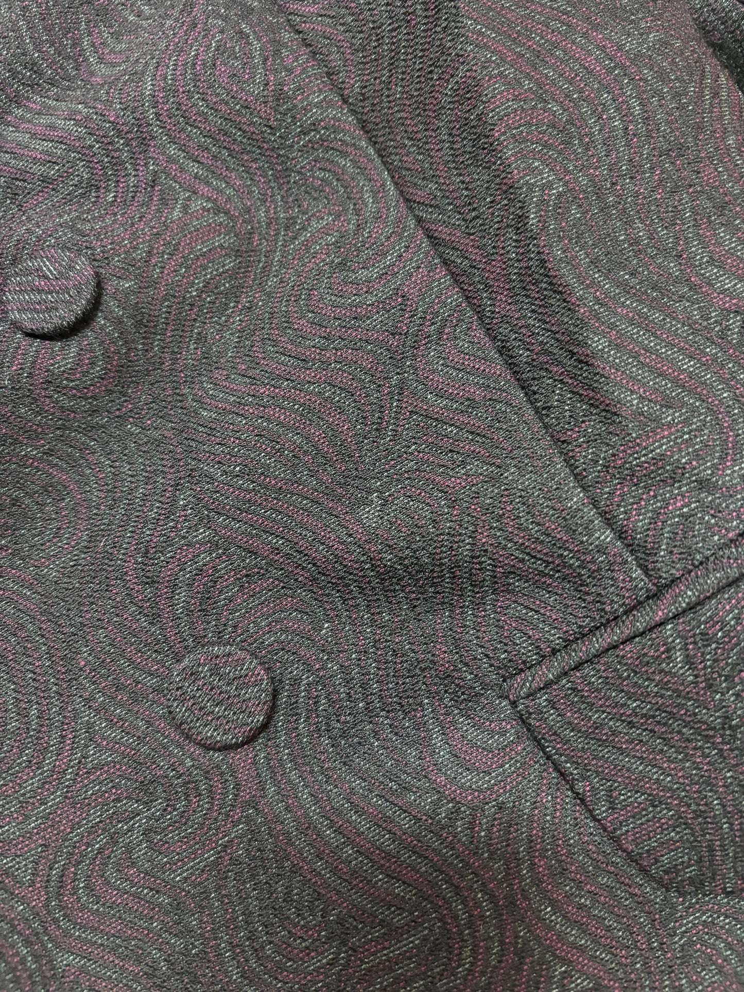 Dries van Noten floral motif double breasted blazer