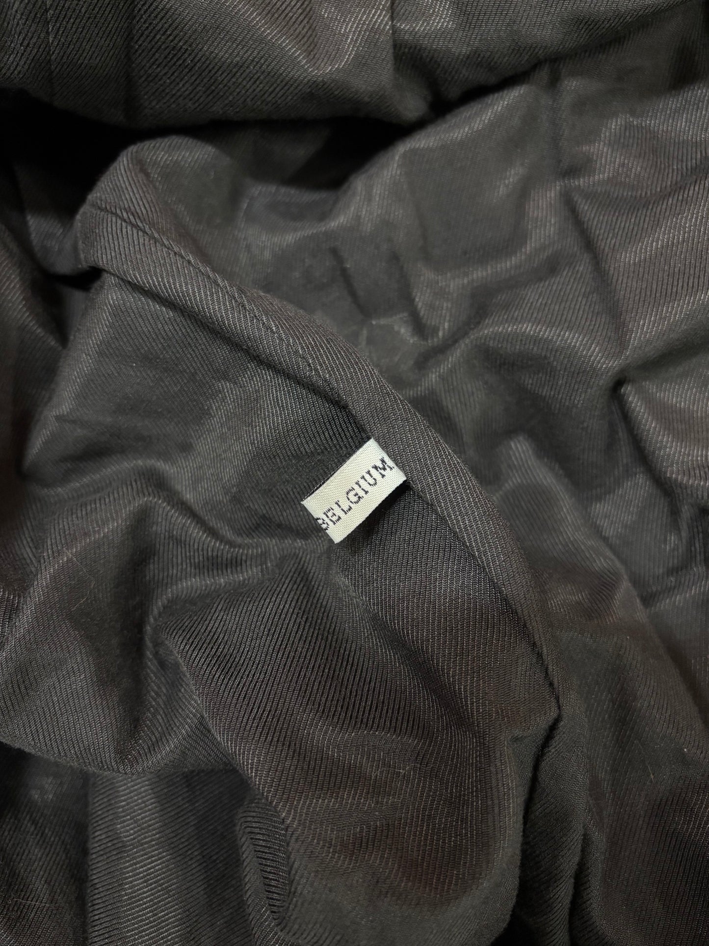 Ann Demeulemeester F/W 2002 raw hide coat