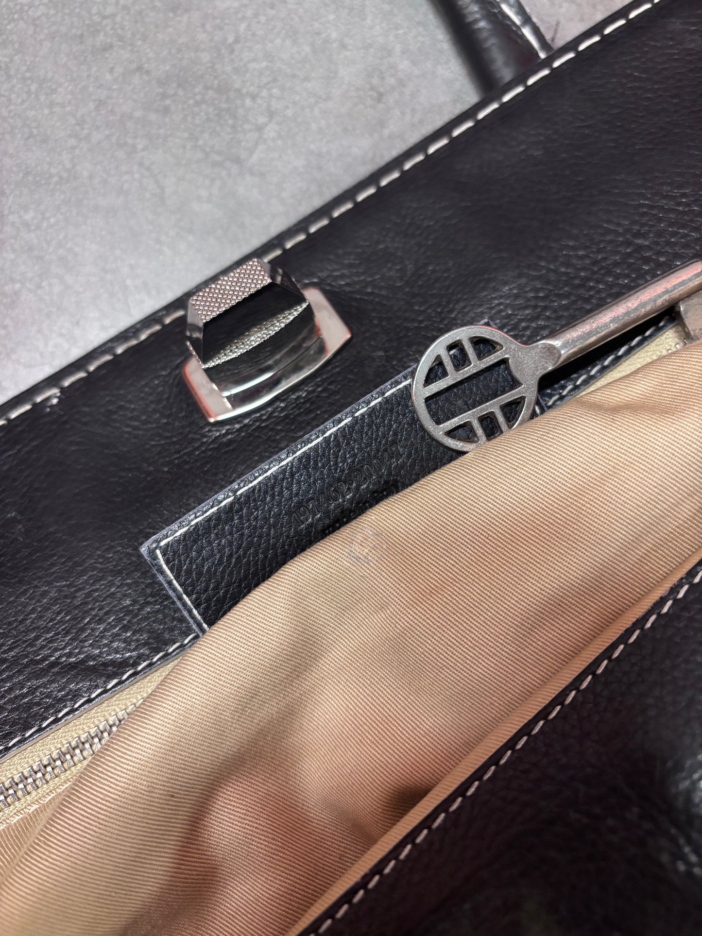 Balenciaga 90's/00's canvas handbag by Nicolas Ghesquière