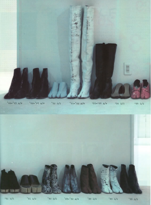 Maison Martin Margiela S/S 1995 ankle strap tabis